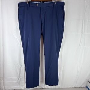 Peter‎ Millar Crown Crafted Stretch Flat Front Pants 40x30 Navy Blue Altered
